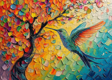 Rompecabezas de la rama de colibríes 1000 piezas